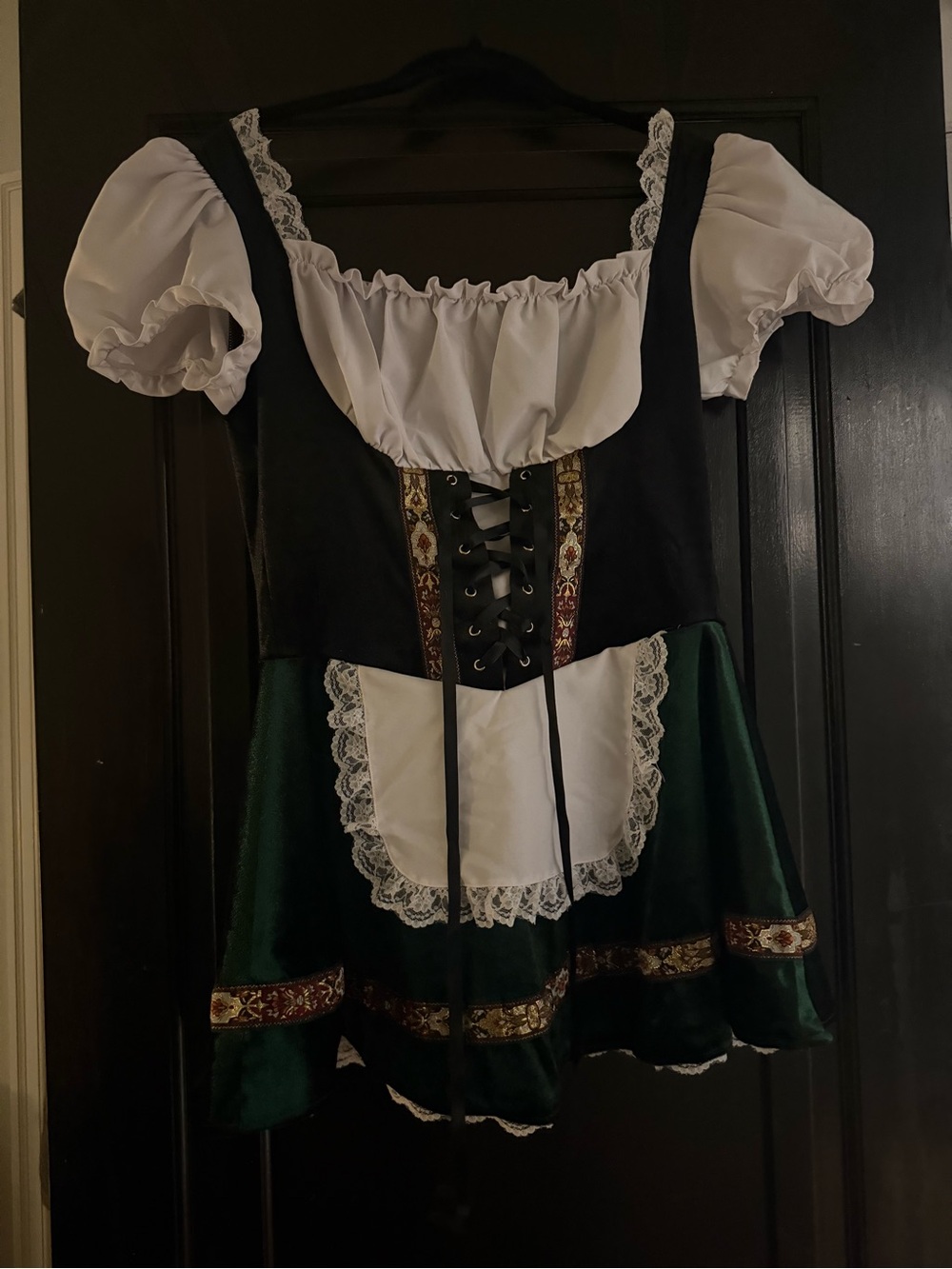 Classic Green Dirndl-Style Costume